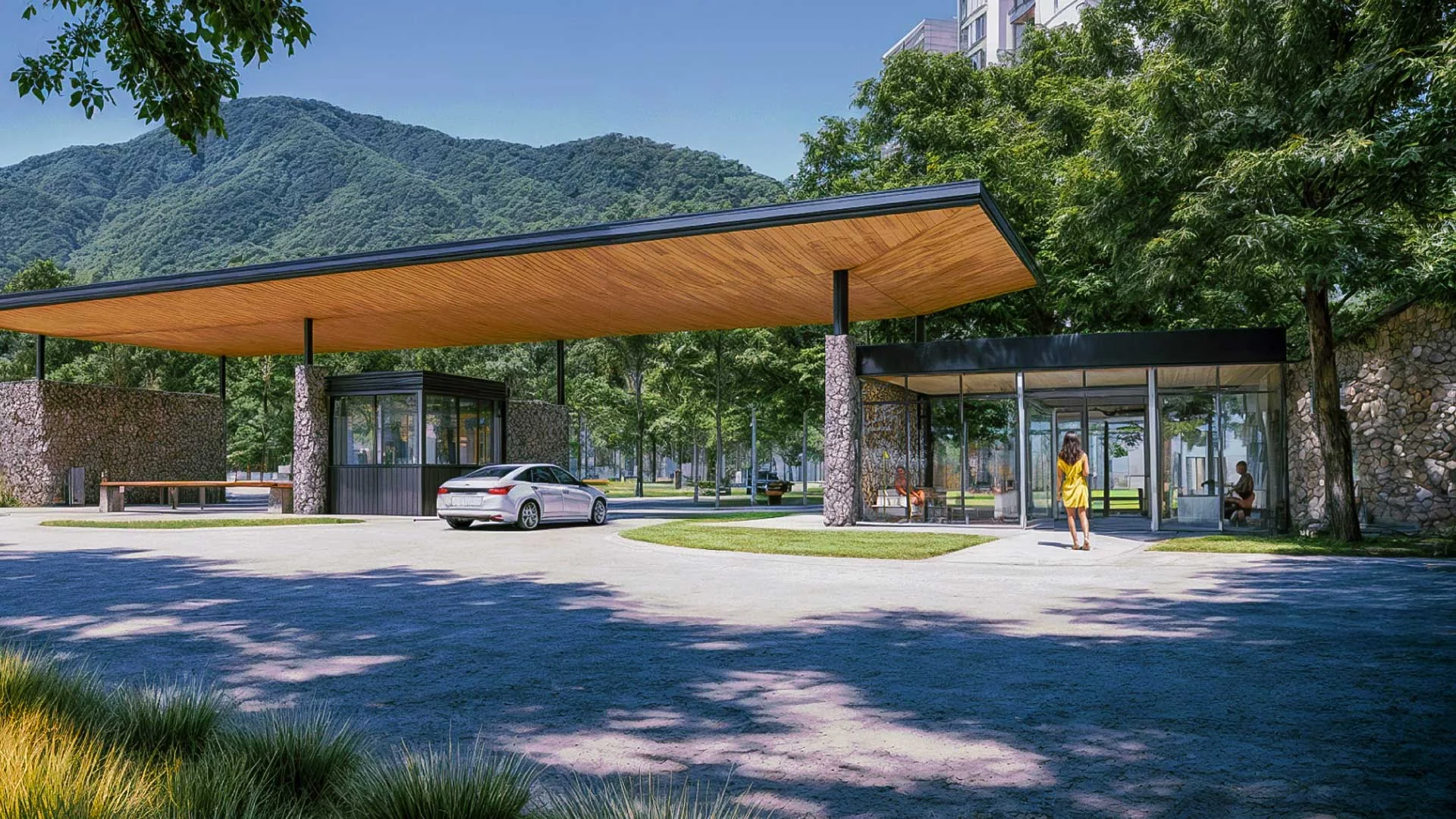 Arcadia Brasilito Community Entrance